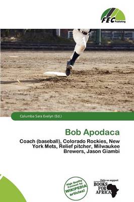 Book cover for Bob Apodaca