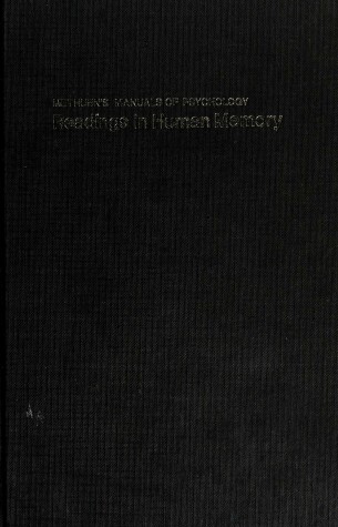 Book cover for Readings in Human Memory