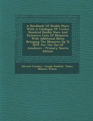 Book cover for A Handbook of Double Stars