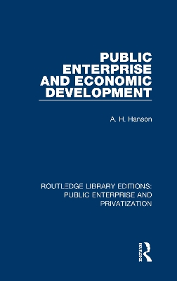 Book cover for Public Enterprise and Economic Development