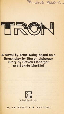 Book cover for Tron