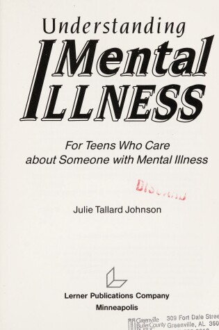 Cover of Understanding Mental Illness