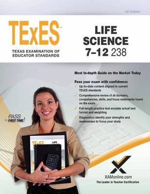 Book cover for TExES Life Science 7-12 238 Teacher Certification Study Guide Test Prep