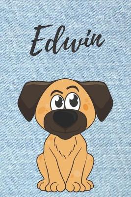 Book cover for personalisiertes Notizbuch Hunde / Malbuch / Tagebuch / Journal / DIN A5 / Geschenk Edwin