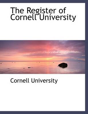 Book cover for The Register of Cornell University