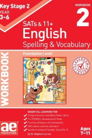 Cover of KS2 Spelling & Vocabulary Workbook 2