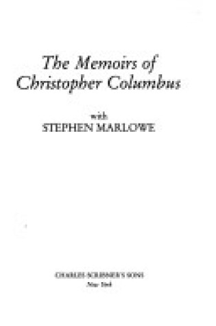 Cover of The Memoirs of Christopher Columbus