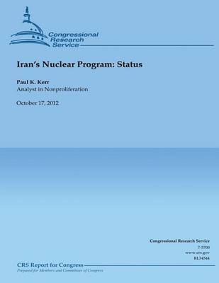 Book cover for Iran's Nuclear Program