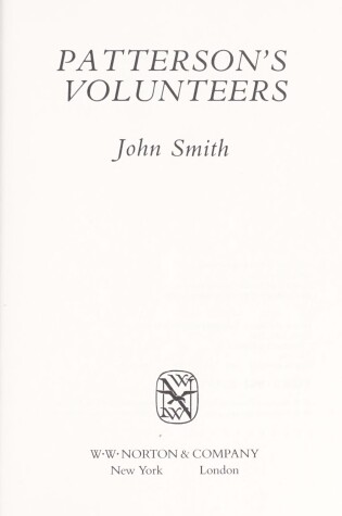 Cover of PATTERSON'S VOLUNTEERS CL
