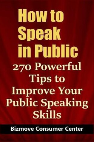 Cover of How to Speak in Public