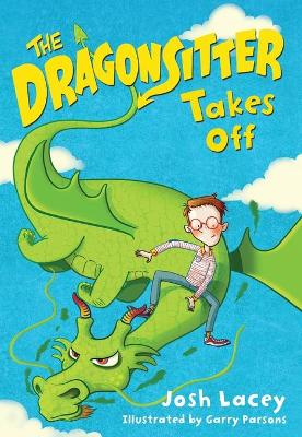 Book cover for The Dragonsitter Takes Off