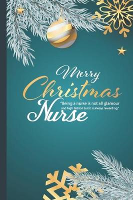 Book cover for Christmas Notebook for Nurse