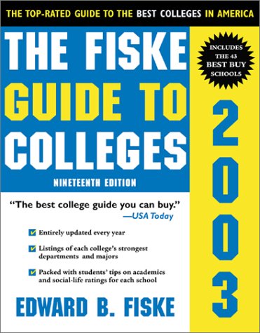 Book cover for The Fiske Guide to Colleges 2003