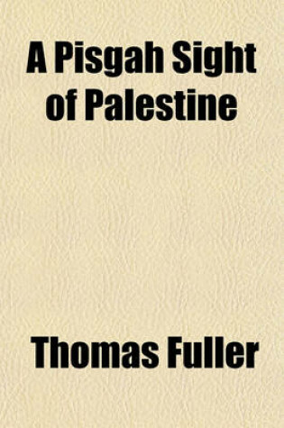 Cover of A Pisgah Sight of Palestine