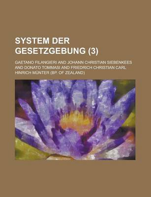 Book cover for System Der Gesetzgebung (3 )