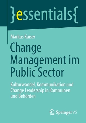 Book cover for Change Management im Public Sector