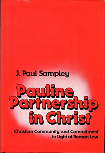 Book cover for Pauline Partnership in Christ