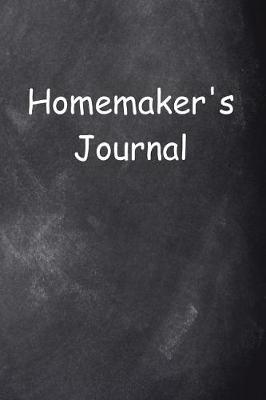 Book cover for Homemaker's Journal Chalkboard Design