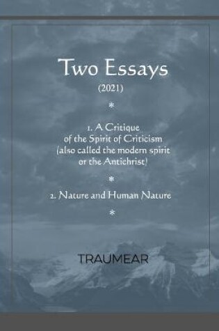 Cover of Two Essays