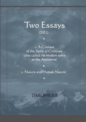 Book cover for Two Essays