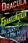 Book cover for Frankenstein, Dracula, Dr. Jekyll and Mr. Hyde