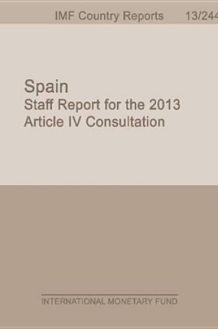 Cover of Spain: 2013 Article IV Consultation