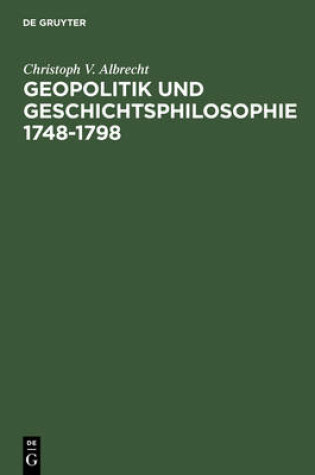 Cover of Geopoltitk Und Geschichtsphilosophie