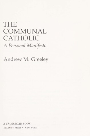 Cover of The Communal Catholic