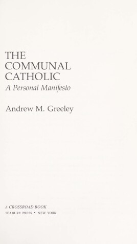 Book cover for The Communal Catholic