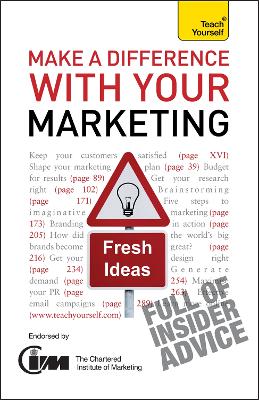 Book cover for Make A Difference With Your Marketing: Teach Yourself