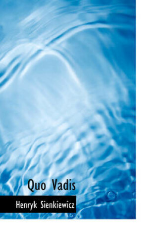 Cover of Quo Vadis