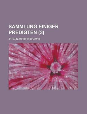 Book cover for Sammlung Einiger Predigten (3)