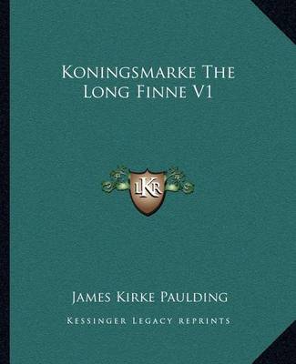 Book cover for Koningsmarke the Long Finne V1