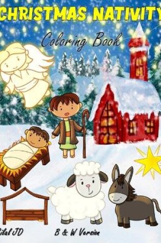 Cover of Christmas Nativity Coloring Book