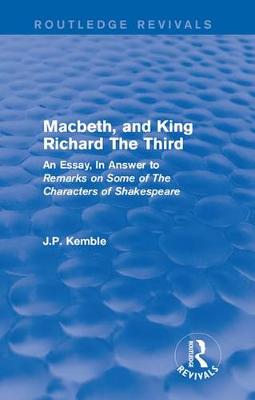 Cover of Macbeth, and King Richard The Third
