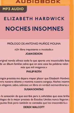 Cover of Noches Insomnes (Narración En Castellano)