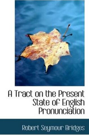 Cover of A Tract on the Present State of English Pronunciation