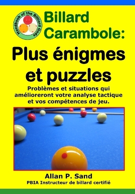 Book cover for Billard Carambole - Plus  nigmes Et Puzzles