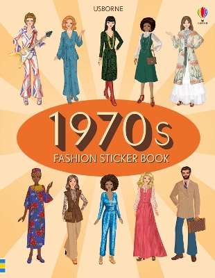 Book cover for 1970s Fashion Sticker Book