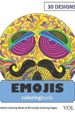 Cover of Emojis Coloring Book