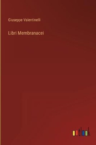 Cover of Libri Membranacei