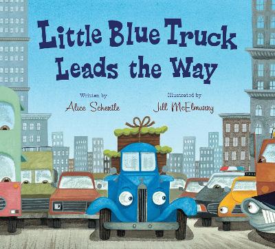 Book cover for Little Blue Truck Leads the Way Board Book
