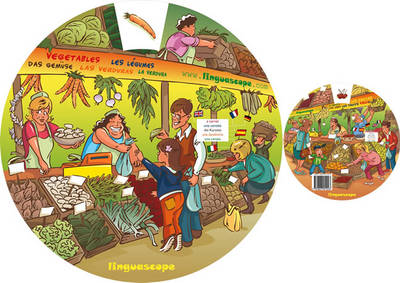 Book cover for Multilingual Vocabulary Wheel (fruit & Vegetables)
