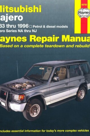 Cover of Mitsubishi Pajero Australian Automotive Repair Manual