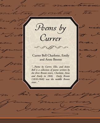 Book cover for Poems by Currer