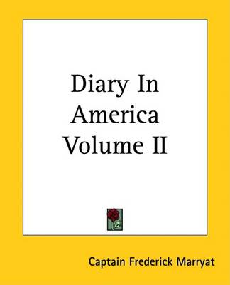 Book cover for Diary in America Volume II