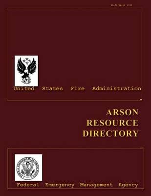 Book cover for Arson Resource Directory