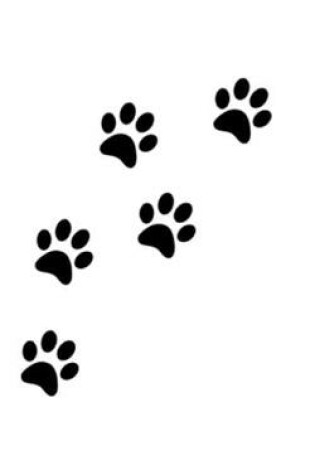 Cover of dog paw print Writing Drawing Journal