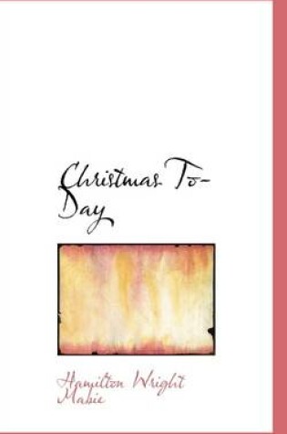 Cover of Christmas To-Day
