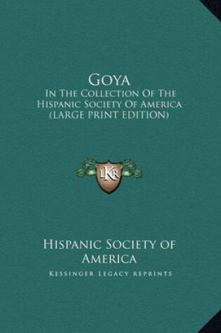 Cover of Goya